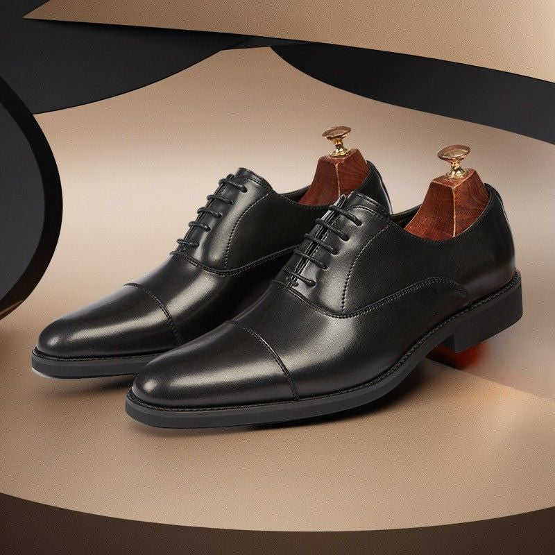 Green Formal Wear Breathable Korean Style Performance Graphy Wedding Best Men's Business Leather Shoes