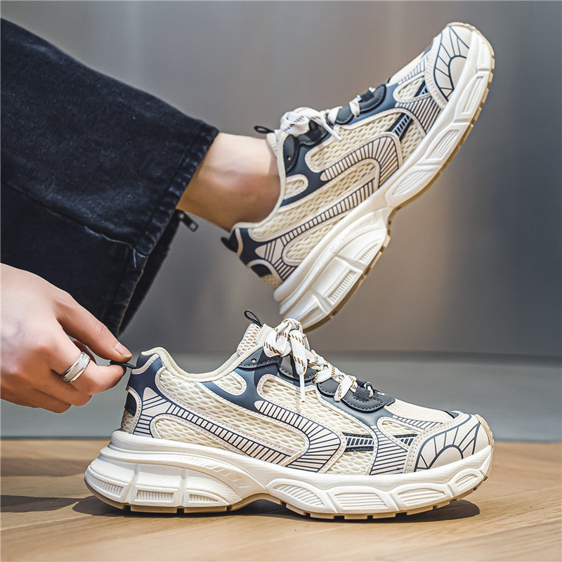 Men's Plus Size Spring Breathable Trendy Large Dad Men's Shoes
