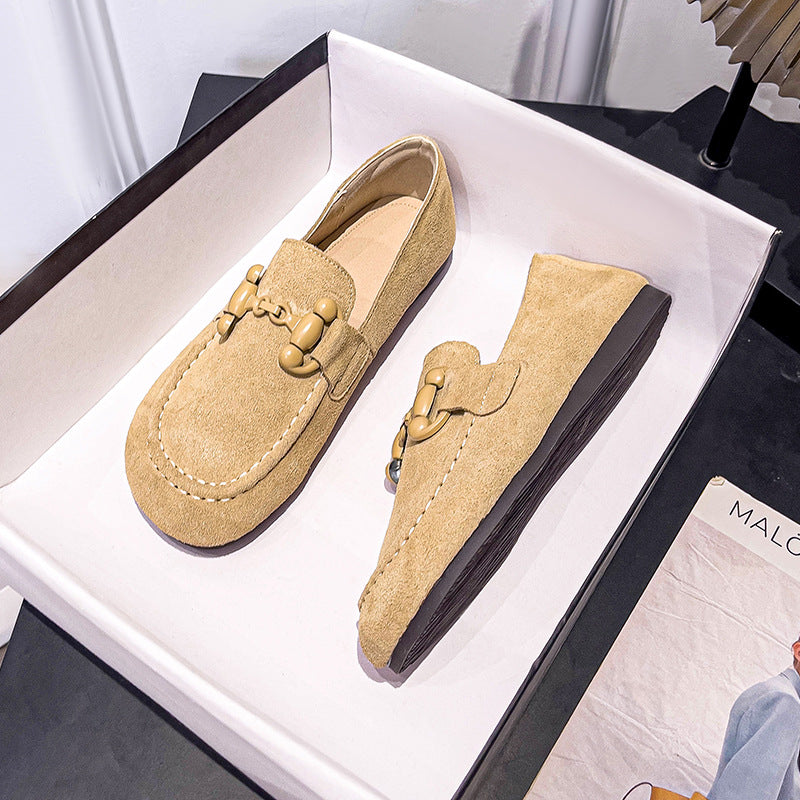 Su Spring Buckle Retro Platform Comfort Women's Casual Shoes