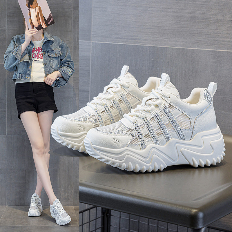Women's Dad Summer Mesh Breathable Korean Style Versatile Casual Shoes