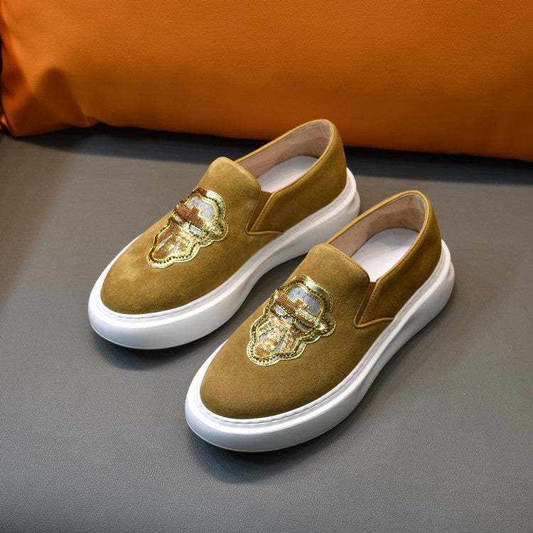 Men's Little Monster Authentic Slip-on Sports Snake Sneakers