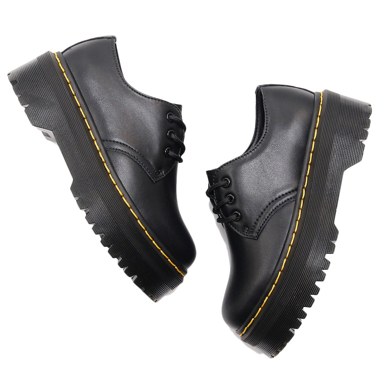 Women's Thick-soled Low-cut Genuine Soft Round Head Casual Shoes