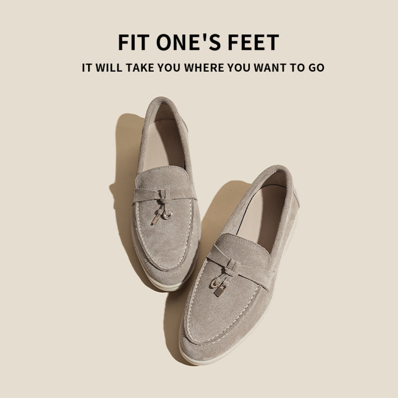 Women's Outdoor Wear Tods Matte British Style Popular Genuine Plus Loafers