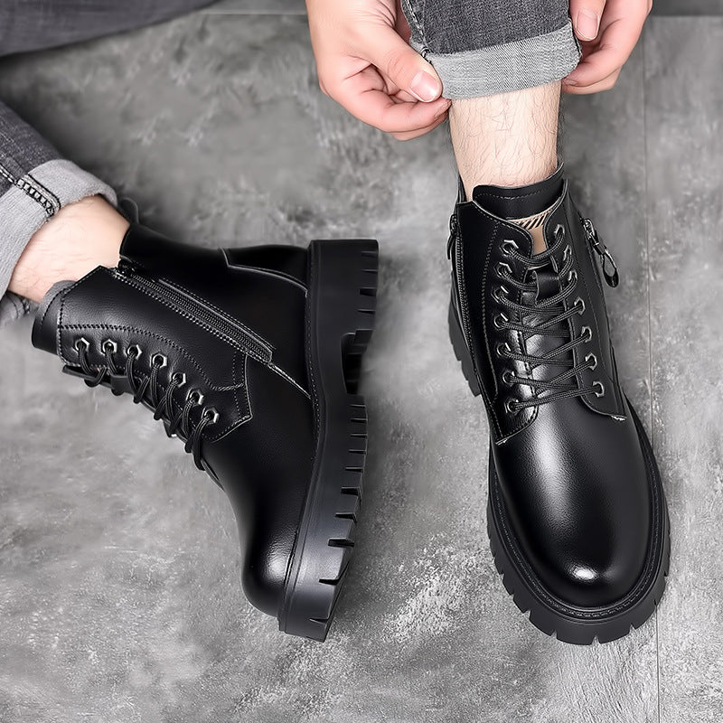 Men's Winter With Veet Genuine England Style Boots