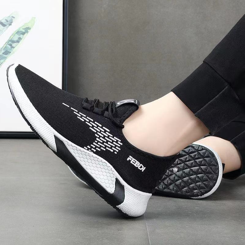 Men's Breathable Lightweight Comfortable Korean Fashion Running Sneakers