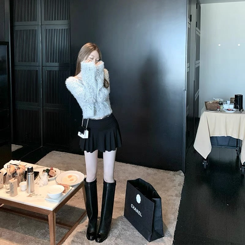 Women's Common Style Knight Classic Below The Knee Big Tube Circumference Boots