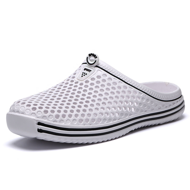 Women's & Men's Couple Hole Outdoor Leisure Slip On Sandals