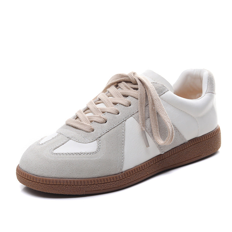 Women's First Layer Cowhide Spring German Training Women's Casual Shoes