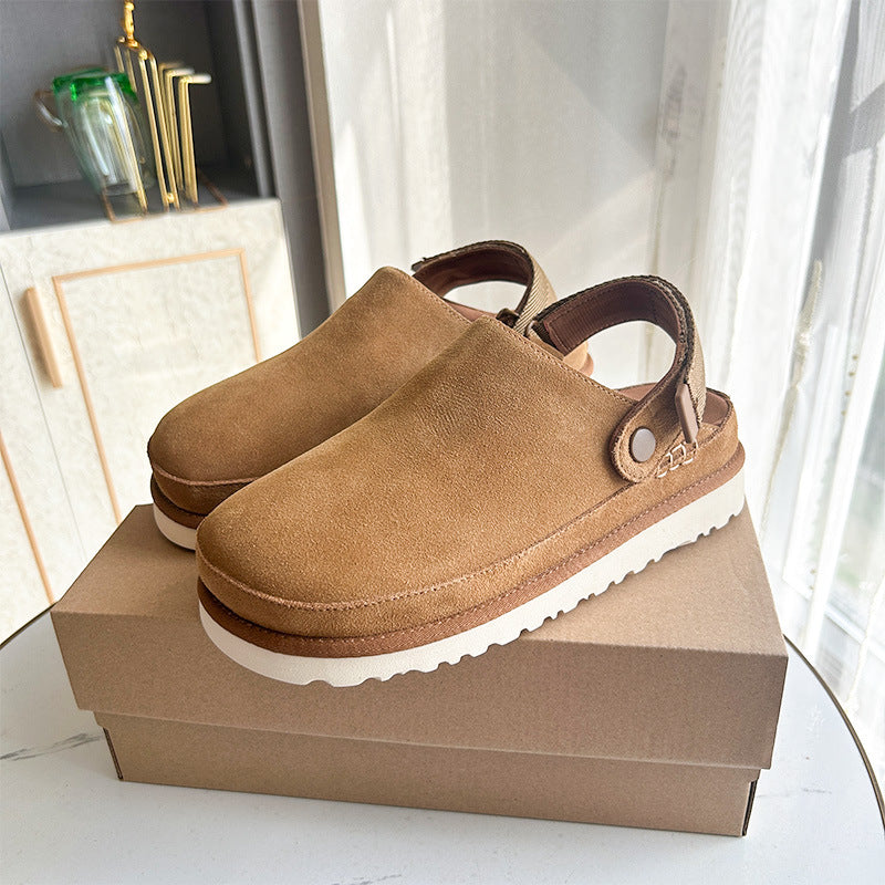 Women's Gold Star Warm Thickened Thick Bottom Thick-soles Slippers