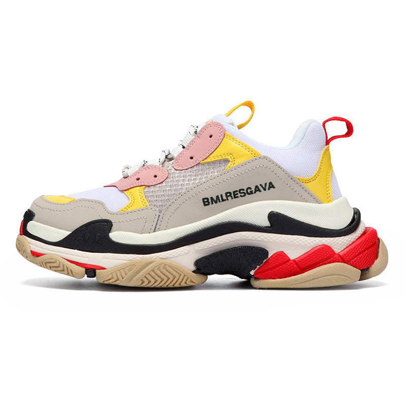 Women's & Men's Thick Sole Increased Bottom Couple Platform Casual Shoes