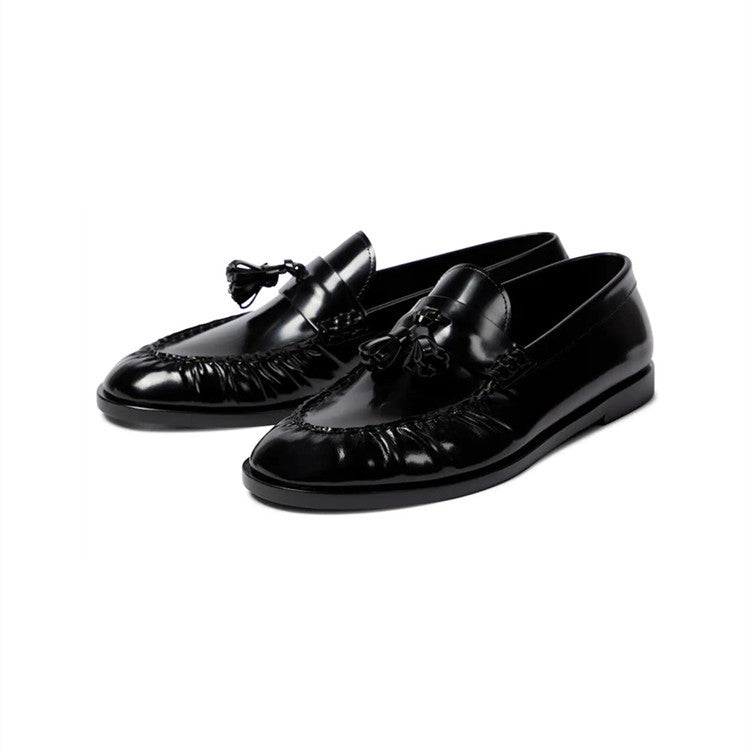 Pumps Full Tassel British Flat Comfort Round Toe Breathable Women's Casual Shoes