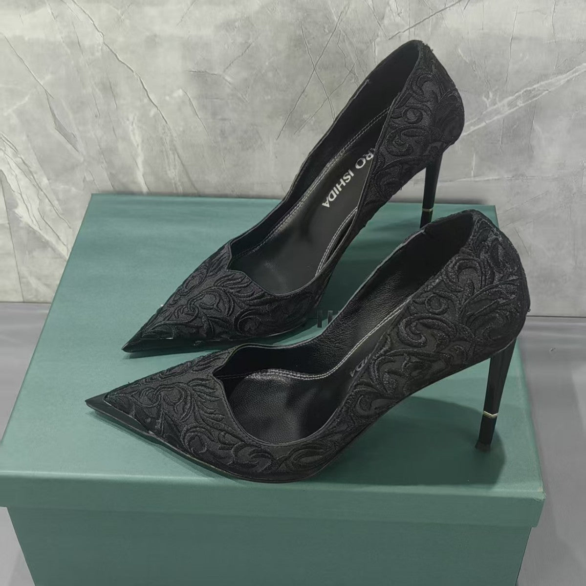 Women's Spring Pointed High Stiletto Satin Pumps Women's Fashion Shoes