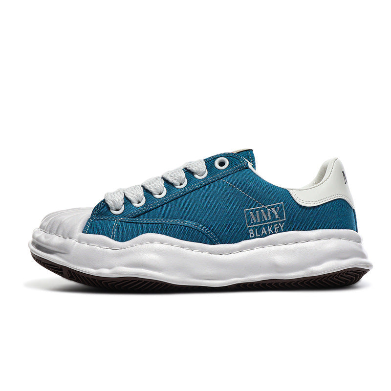Dissoed Lovers Large Size Height Increasing Canvas Shoes