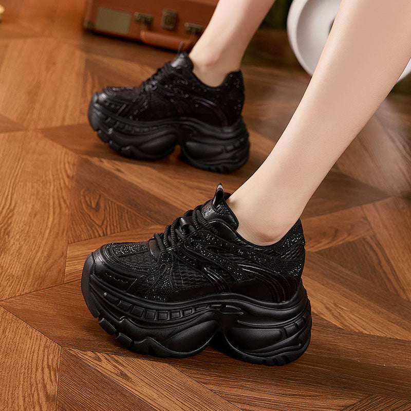 Women's Platform Dad Small Height Increasing Insole Women's Sports Shoes