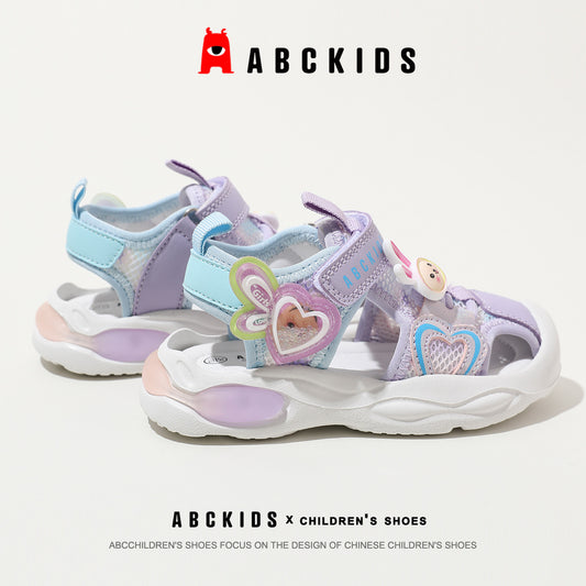 Children's Summer Closed Toe Bunny Beach Sandals