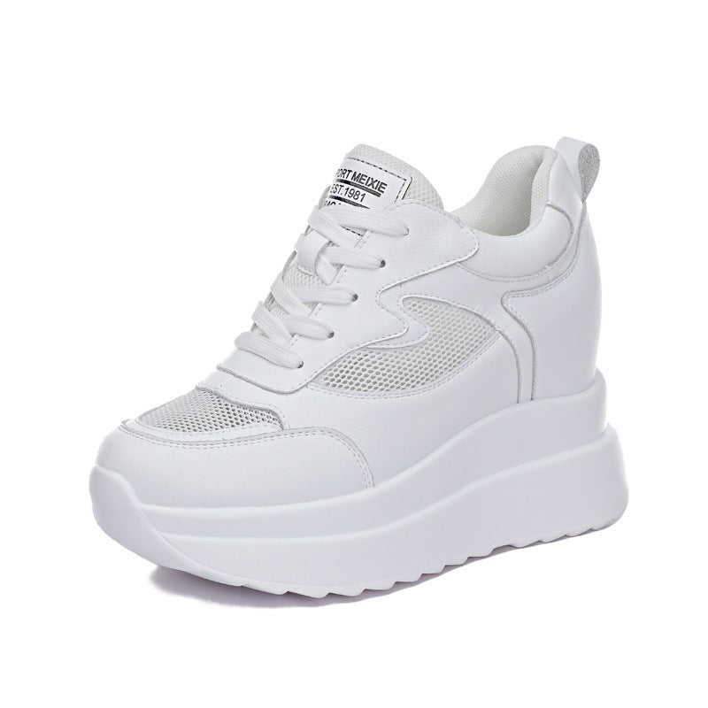 Women's Autumn Platform Muffin Small Height Increasing Insole Women's Casual Shoes