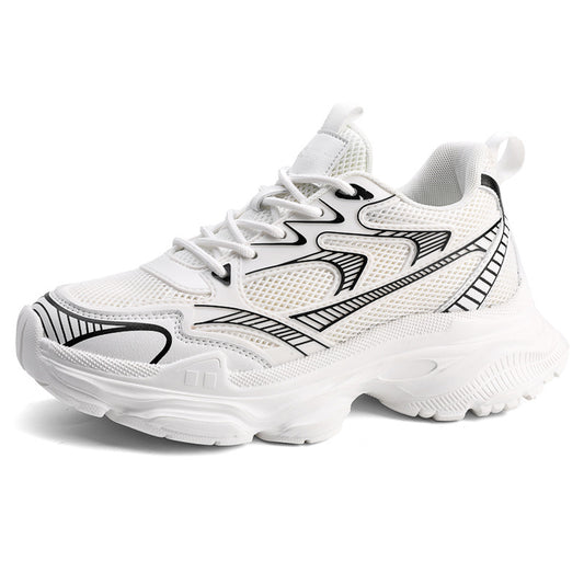 Men's Summer Invisible Height Increasing Insole Breathable Sneakers