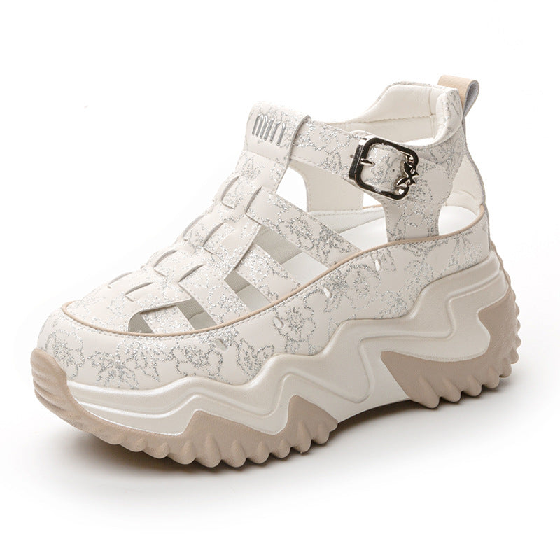 Women's Genuine Thick-soled Roman Summer Wear Fashionable Sandals