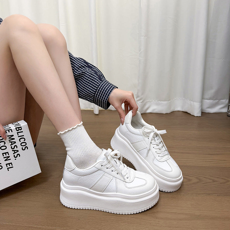 Women's Small Hidden White Spring Platform Sports German Women's Casual Shoes