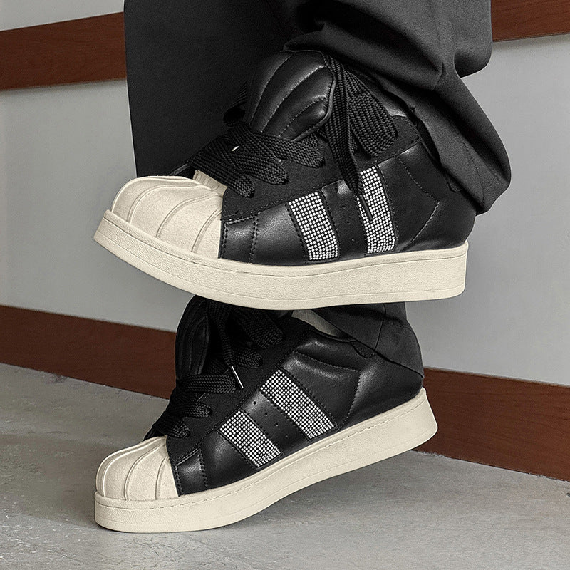 Shell Toe Bread Height Increasing Leisure Men's Casual Shoes