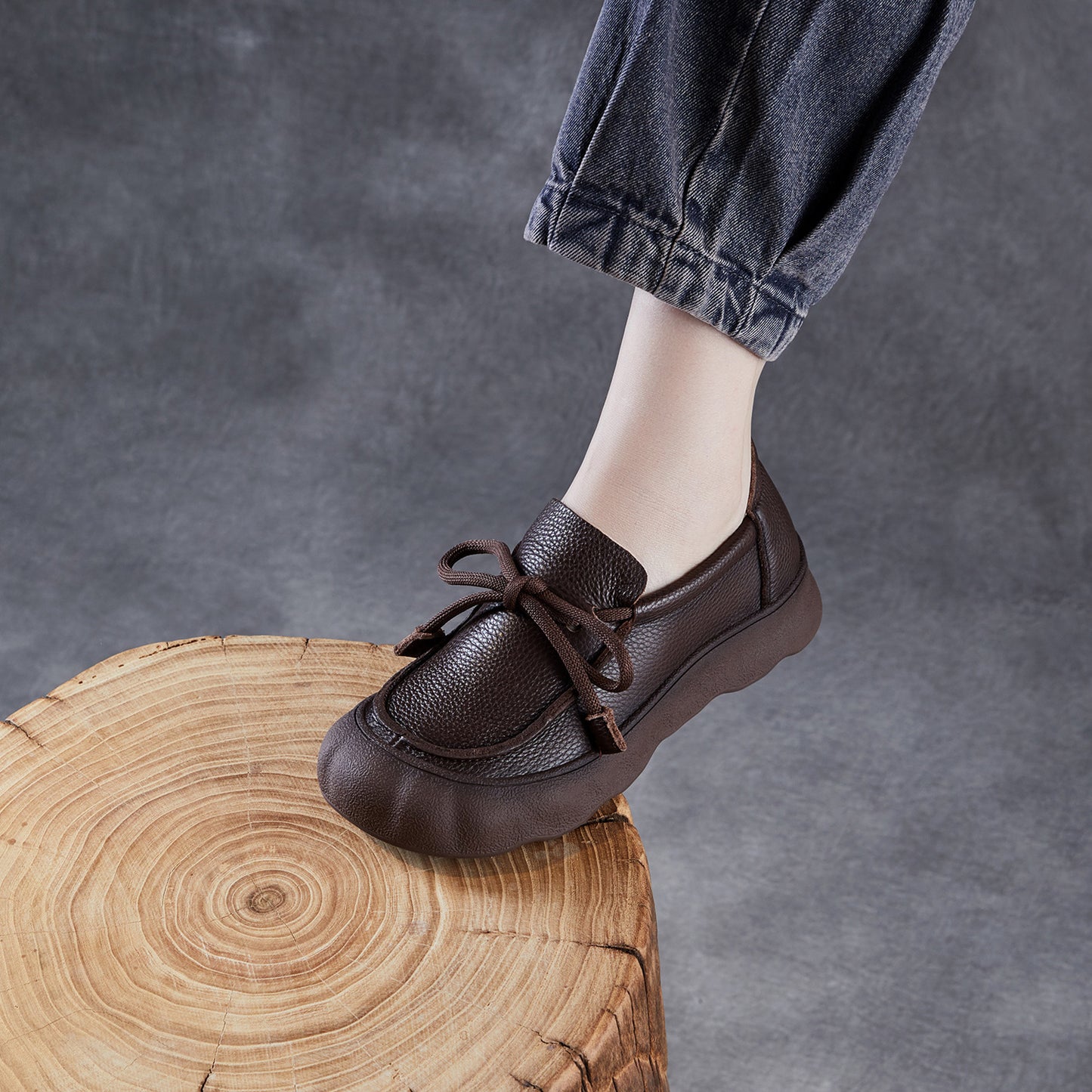 Women's Retro Handmade Genuine Soft Bottom Surface Women's Casual Shoes