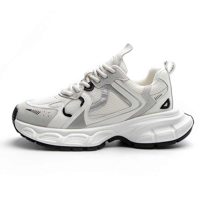 Women's Spring Breathable Authentic Clunky Thick Bottom Sneakers