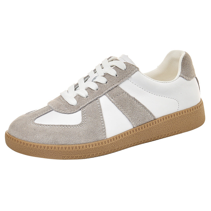 First Layer Cowhide Sheepskin Inner Fashion Casual Shoes