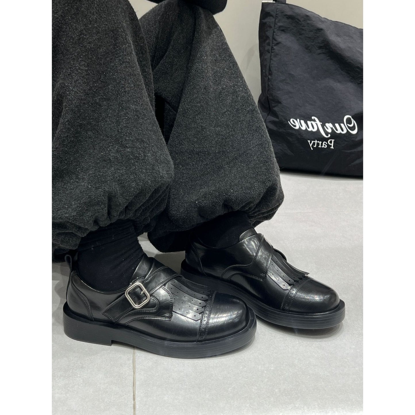 Women's Early Autumn Round Head One Pedal Loafers