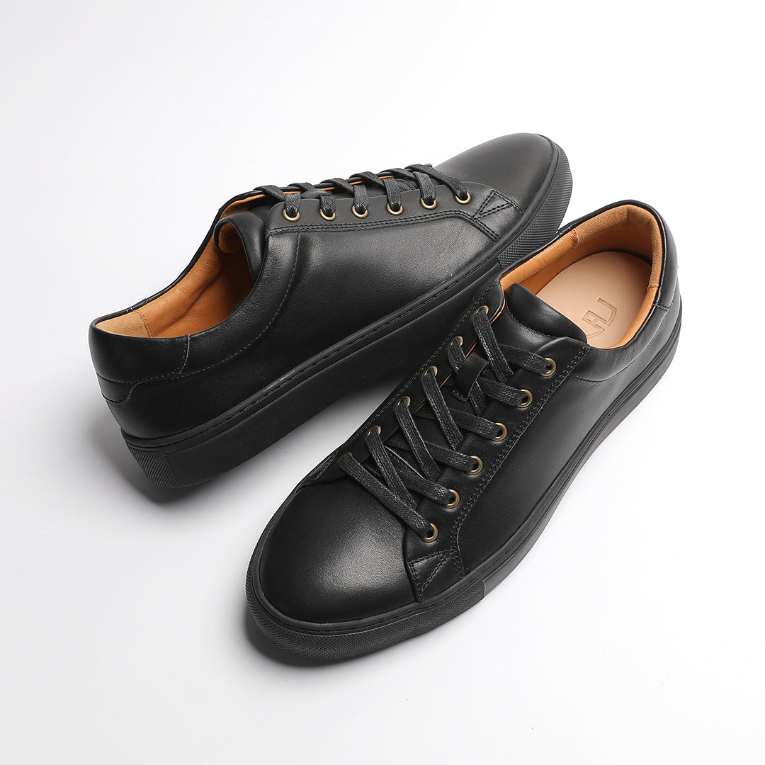 Men's White British Style Breathable Versatile Sports Men's Board Shoes