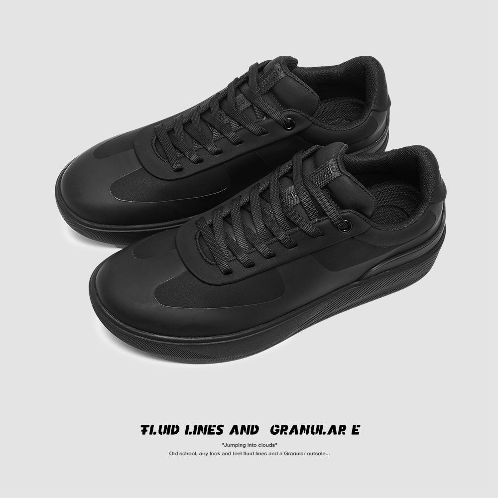 Women's & Men's Couple Solid Color Simple Comfortable White German Men's Sports Shoes