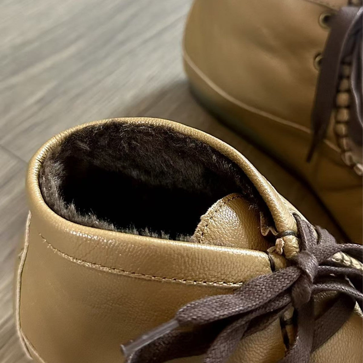 Women's Cost-effective Sheepskin Kangaroo Fleece-lined Warm Booties Boots