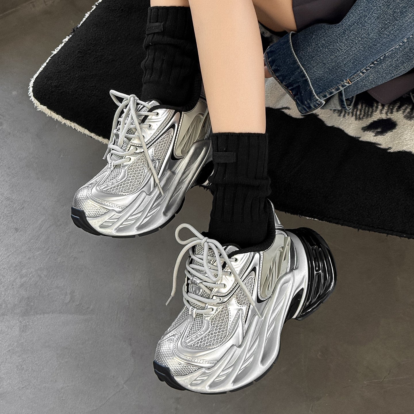 Women's & Men's Sier Thick Bottom Heighten Couple Invisible Men's Casual Shoes