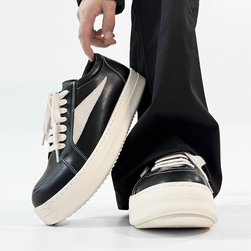 Men's & Women's Inverted Triangle Fashionable German Training Couple Warped Head Minimalist Sneakers