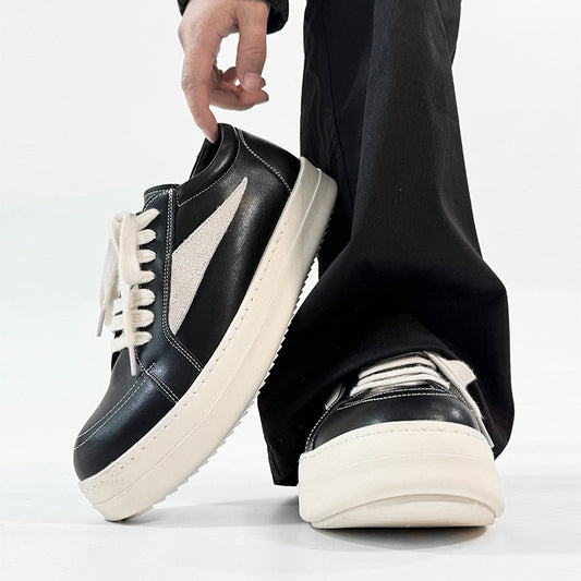Men's & Women's Inverted Triangle Fashionable German Training Couple Warped Head Minimalist Sneakers