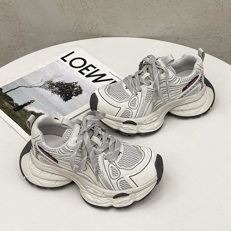 Women's Platform Dad Early Spring Height Increasing Women's Sports Shoes