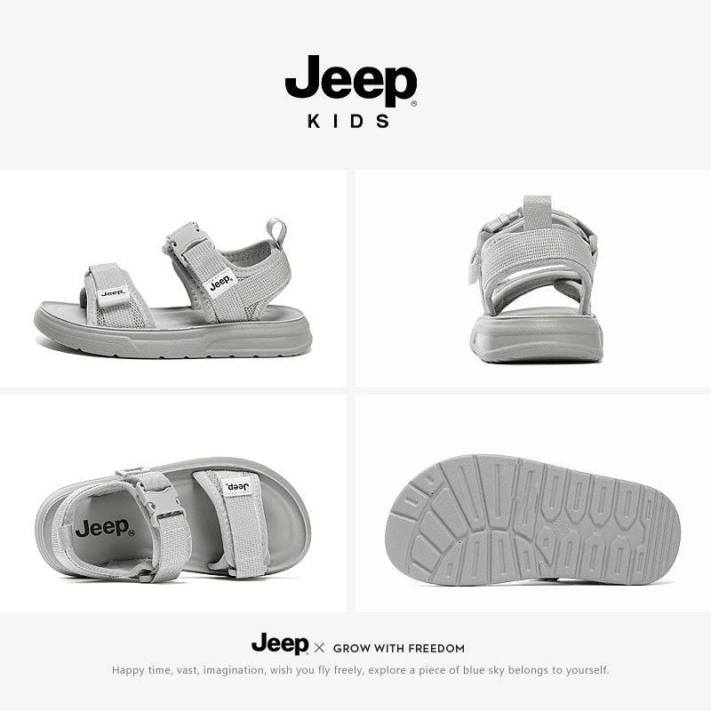 Children's Medium Large Soft Bottom Boy Beach Kid's Sandals
