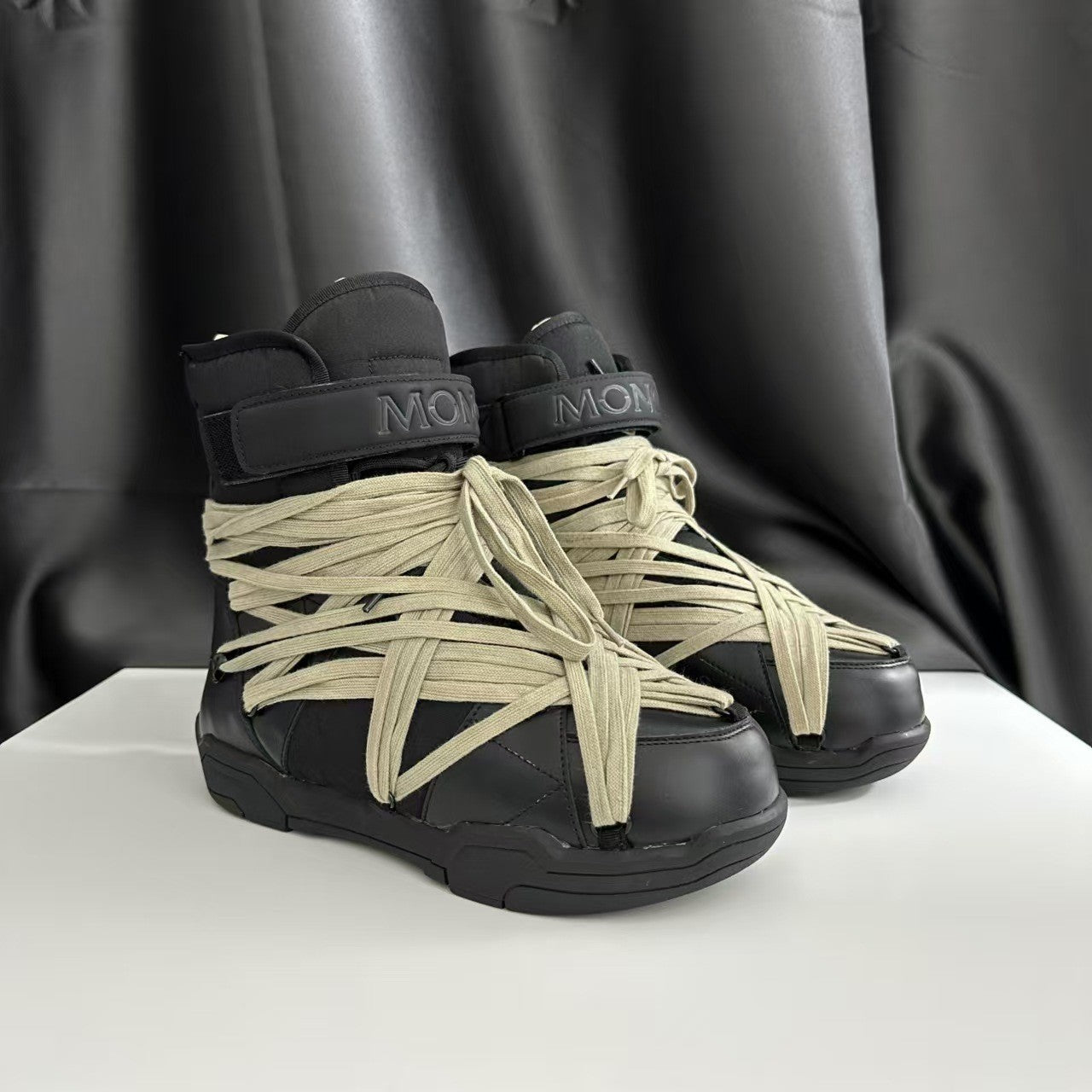 Men's Crazy Bandage Style Dad Winter Wild Snow Boots