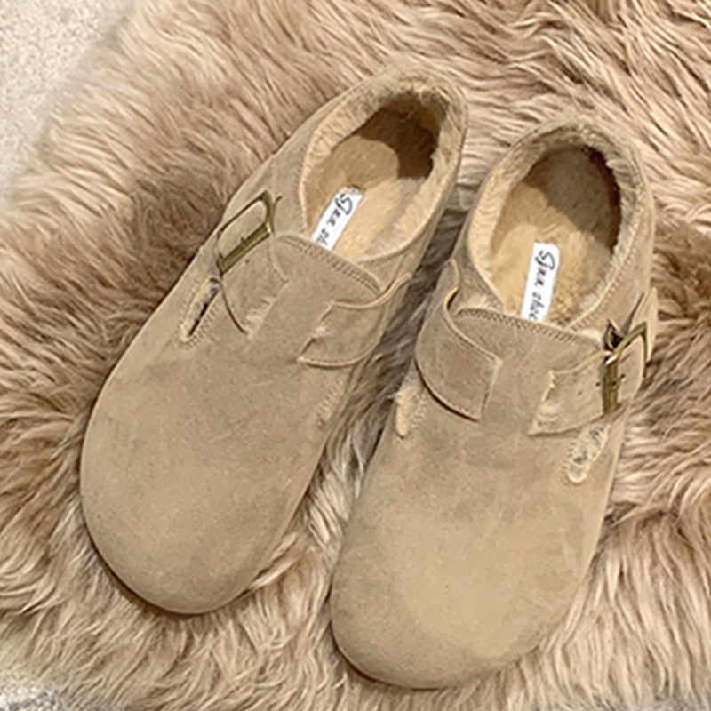 Women's French Style Fleece-lined Warm Doug Winter Women's Shoes