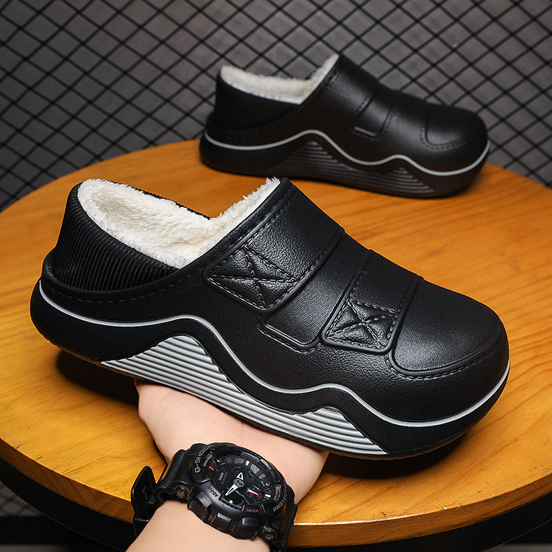 Women's & Men's Winter Couple Cotton Fleece-lined Warm Slugged Women's Shoes