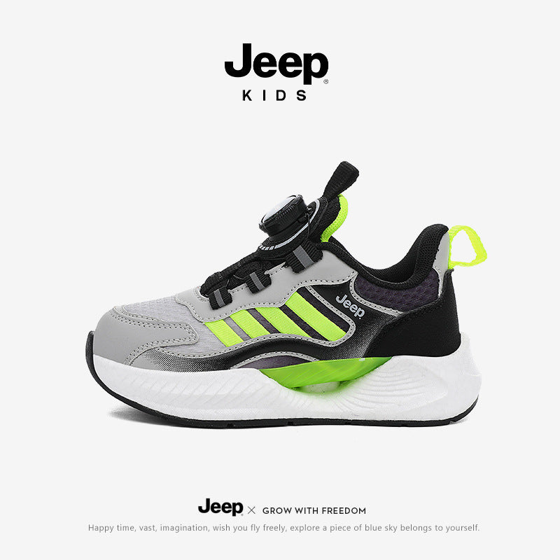 Children's Running Breathable Mesh Middle Big Basketball Sneakers