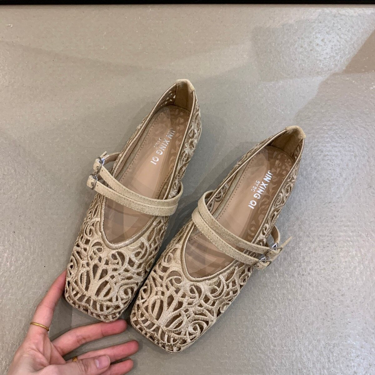 Retro Style Lazy Personality Pleated Suede Evening Closed Toe Women's Fashion Shoes