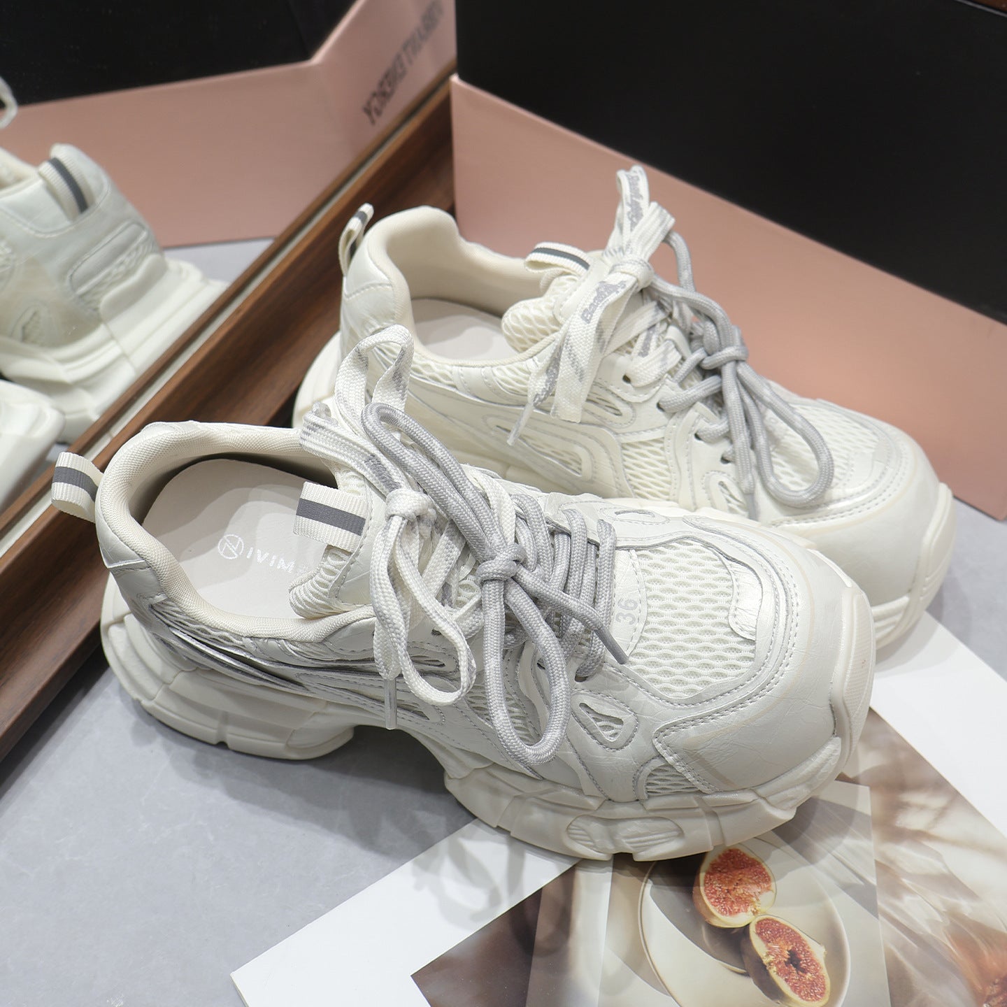 Women's Style Thick Bottom Octopus Fried Street Dad Comfortable Women's Sports Shoes