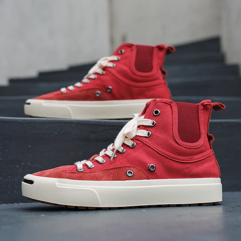 Men's Breathable Versatile White Summer Korean Fashion Sneakers