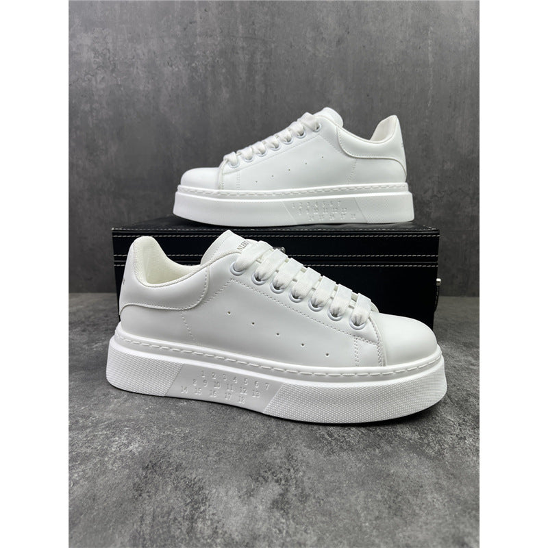 Men's Boys White Spring Platform Korean Fashion Men's Sports Shoes