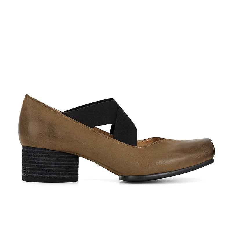 Women's Ballet Pig Nose Cross Strap Mary Women's Shoes