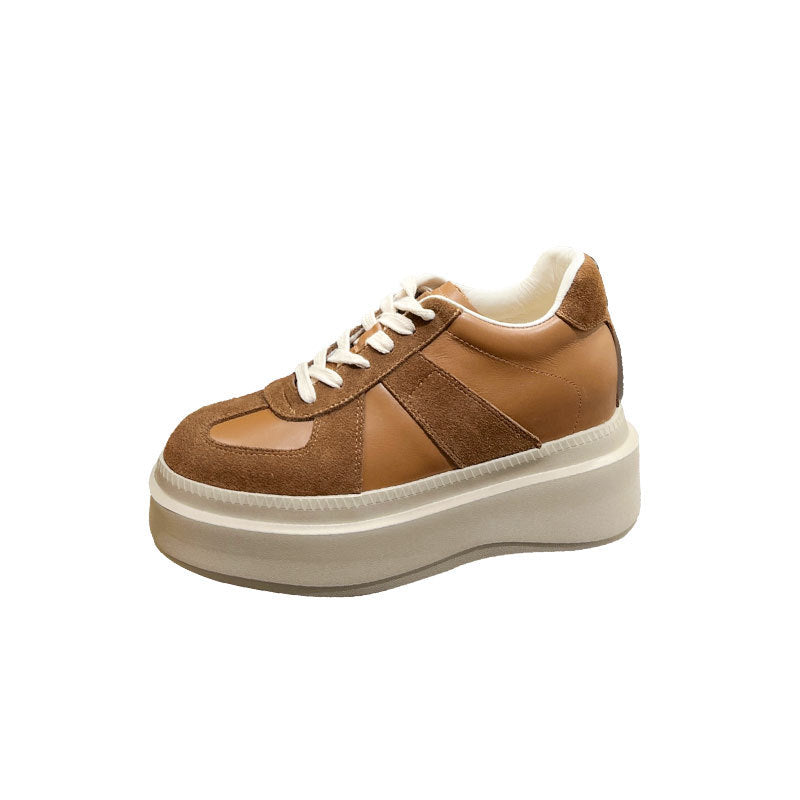 Insole German Training Spring Platform Small Casual Shoes