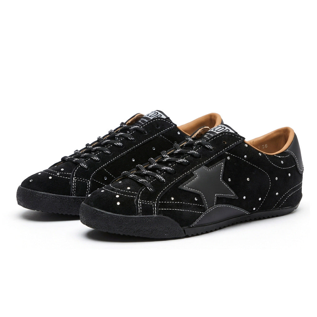 Women's Spring Rhinestone Star Little Dirty Old Women's Casual Shoes