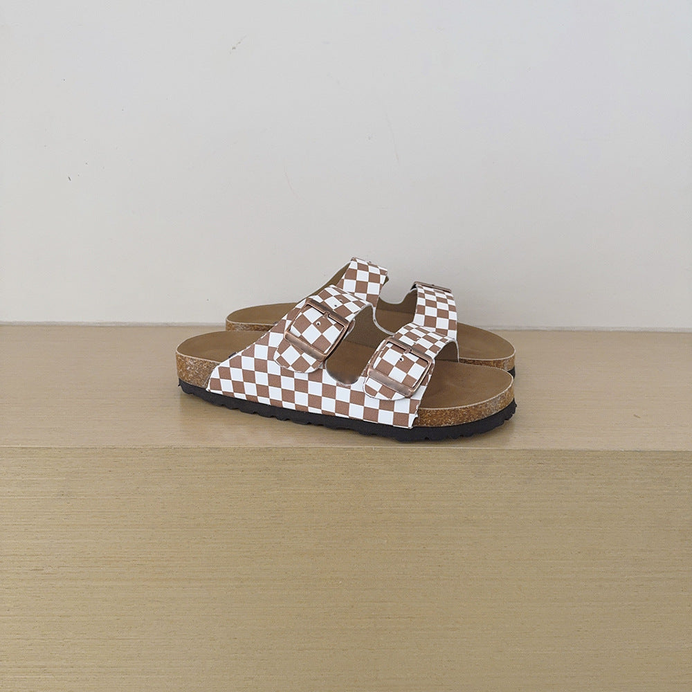 Women's Large Size Summer Round Head Leisure Slippers