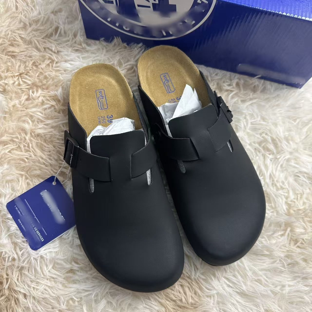 Women's & Men's Authentic Toe Box Thick Bottom Mulberry Cork Pure Thick-soles Slippers