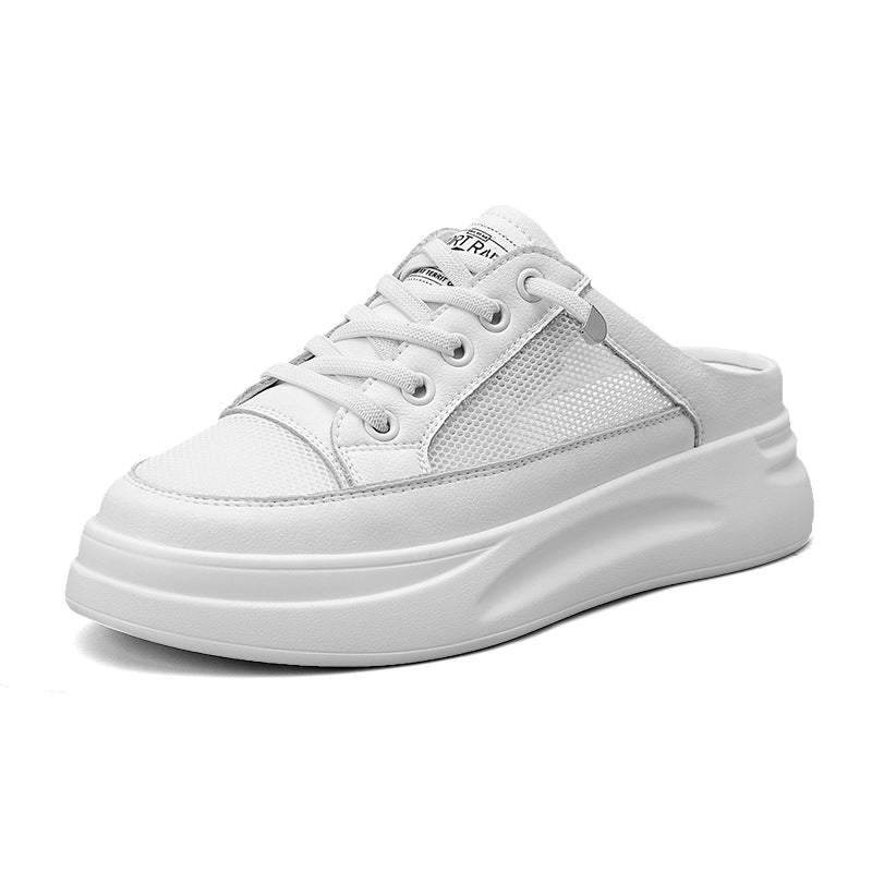 Women's Thick Bottom Increased Half Summer Mesh Casual Shoes